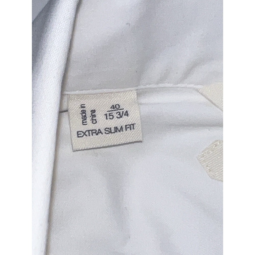 Suitsupply White Cotton Stretch Extra Slim Fit Dress Shirt - Picture 9 of 12